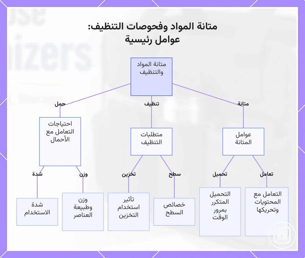 متانة المواد وفحوصات التنظيف: عوامل رئيسية