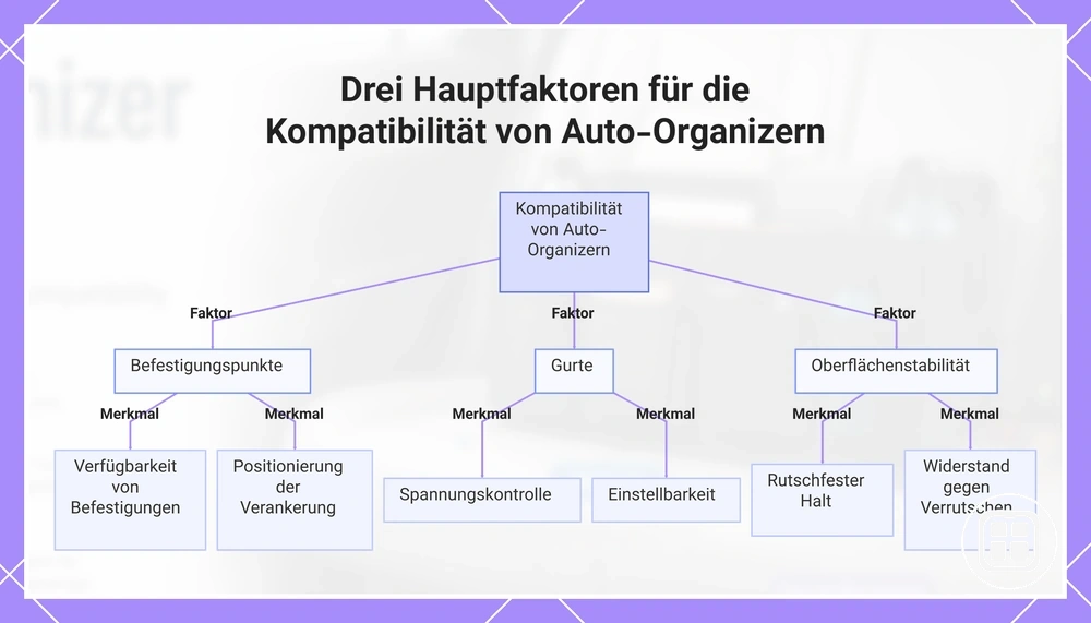 Drei Hauptfaktoren für die Kompatibilität von Auto-Organizern