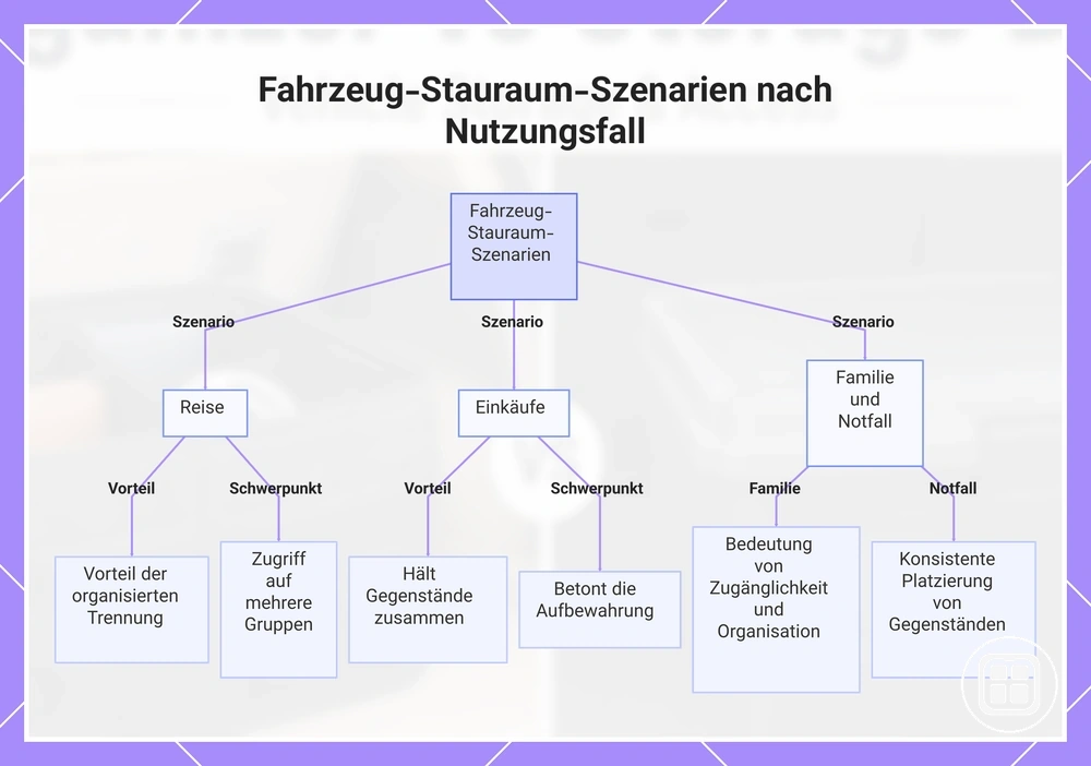 Fahrzeug-Stauraum-Szenarien nach Nutzungsfall