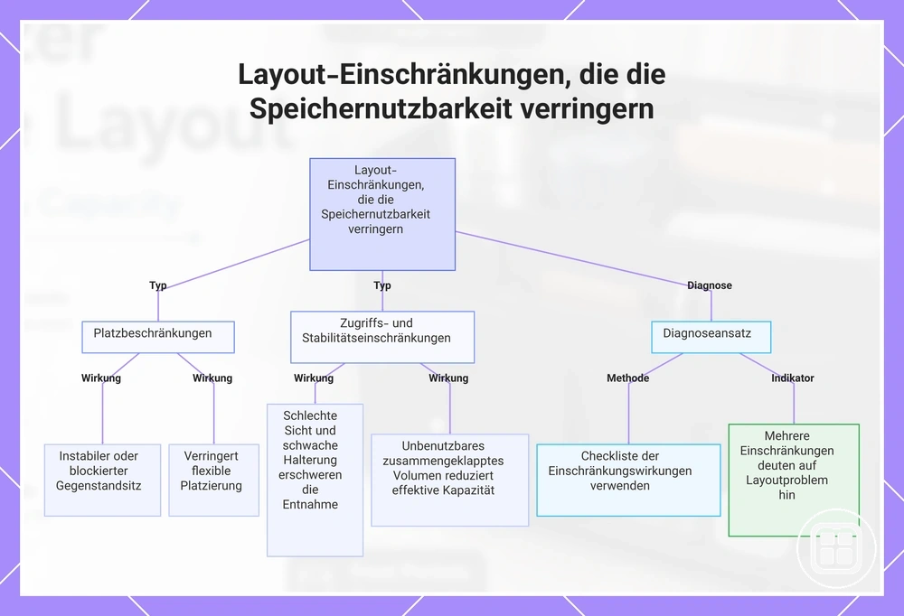 Layout-Einschränkungen, die die Speichernutzbarkeit verringern