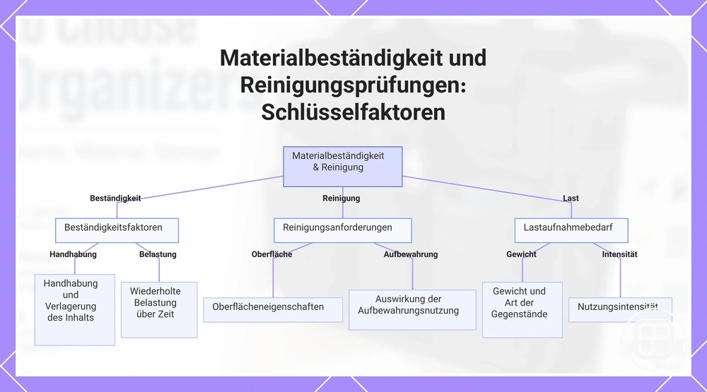 Materialbeständigkeit und Reinigungsprüfungen: Schlüsselfaktoren