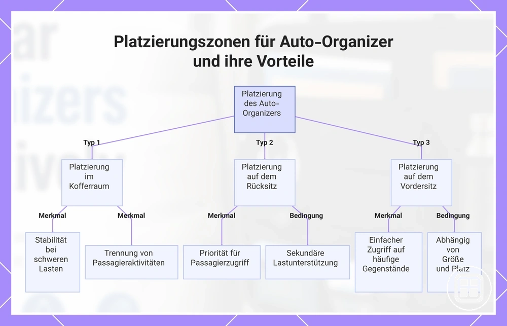 Platzierungszonen für Auto-Organizer und ihre Vorteile