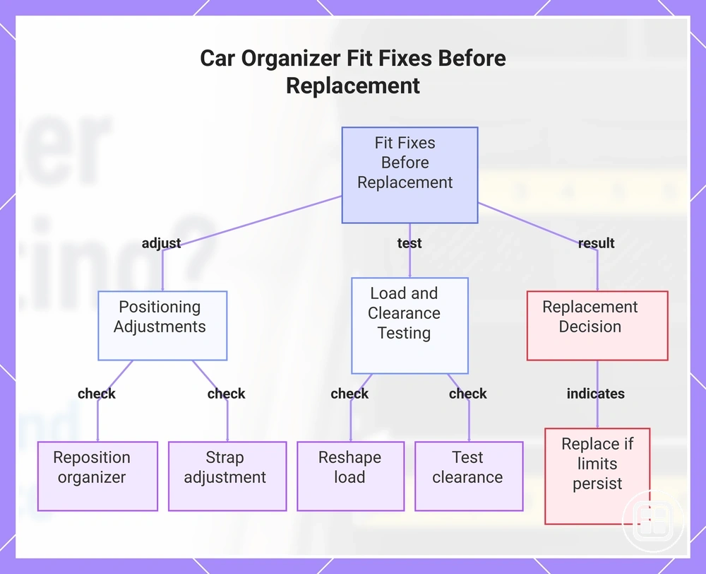 Car Organizer Fit Fixes Before Replacement