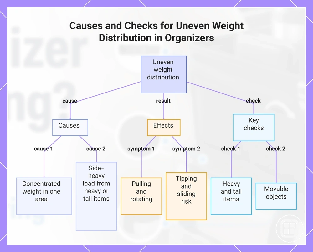 Causes and Checks for Uneven Weight Distribution in Organizers