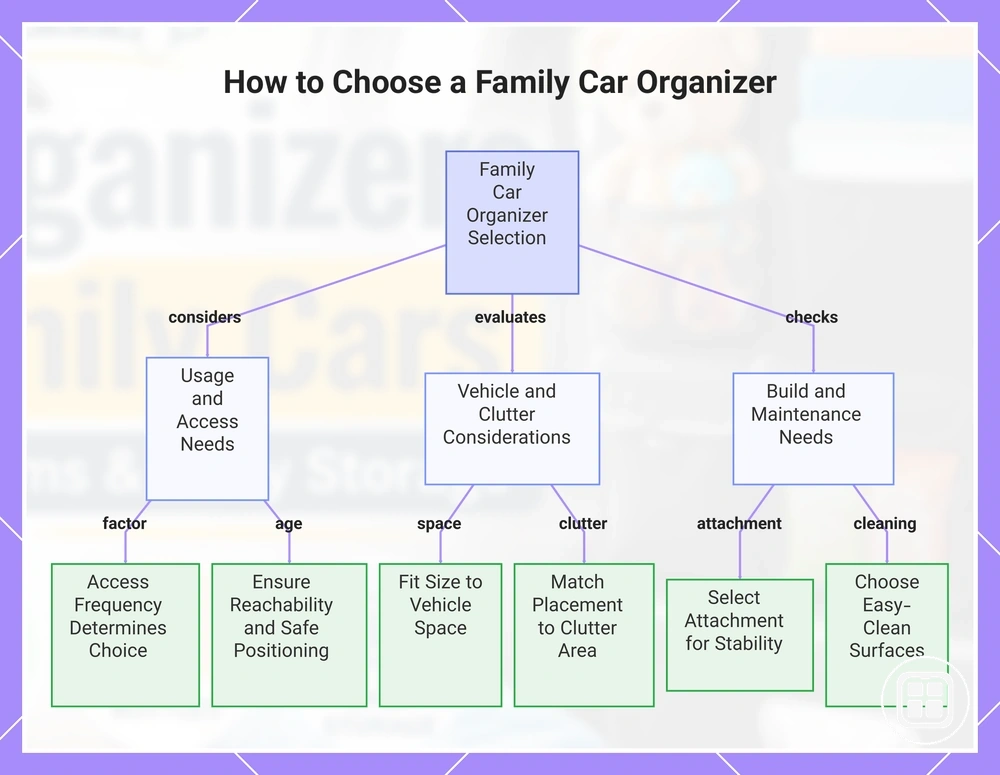 How to Choose a Family Car Organizer