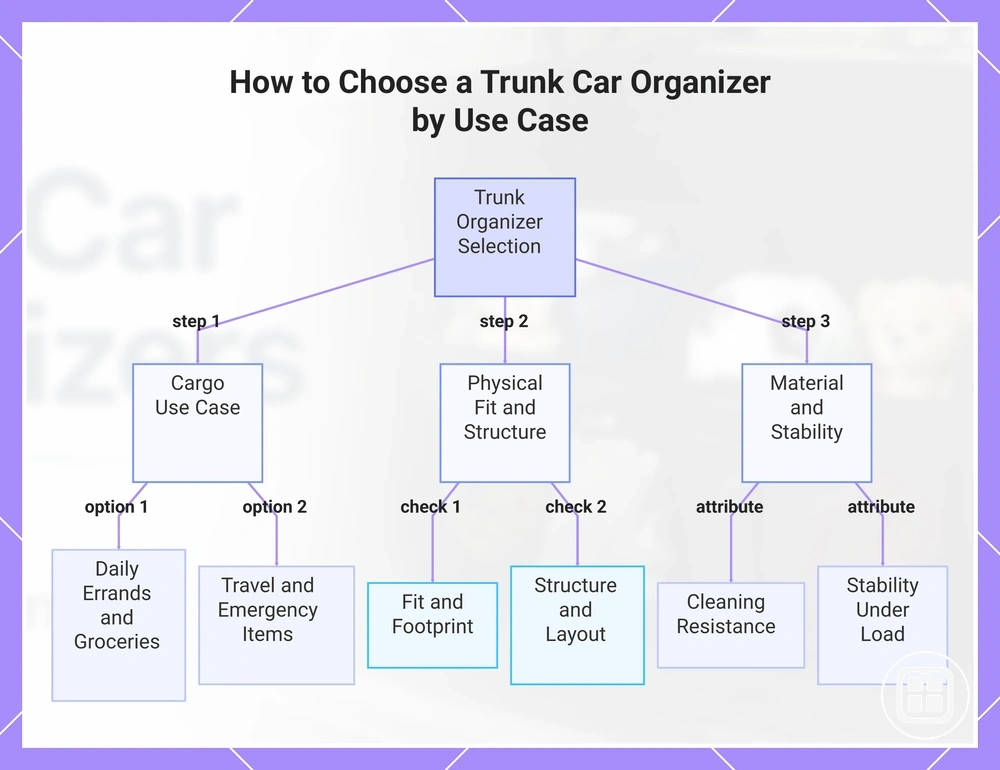 How to Choose a Trunk Car Organizer by Use Case