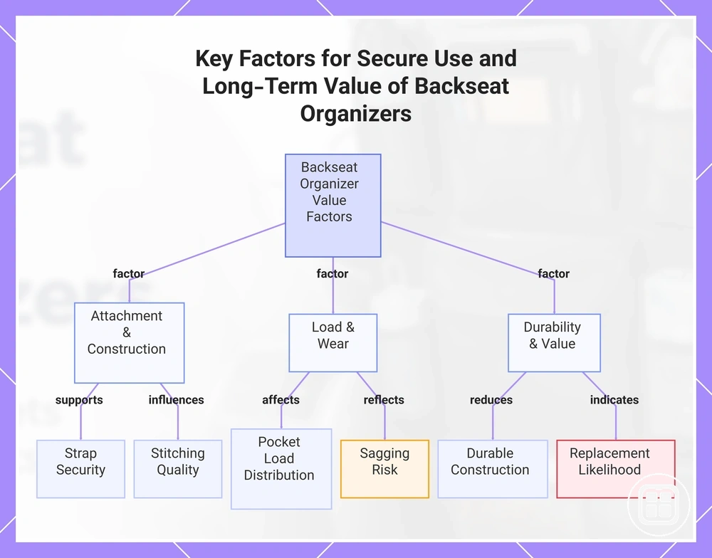 Key Factors for Secure Use and Long-Term Value of Backseat Organizers