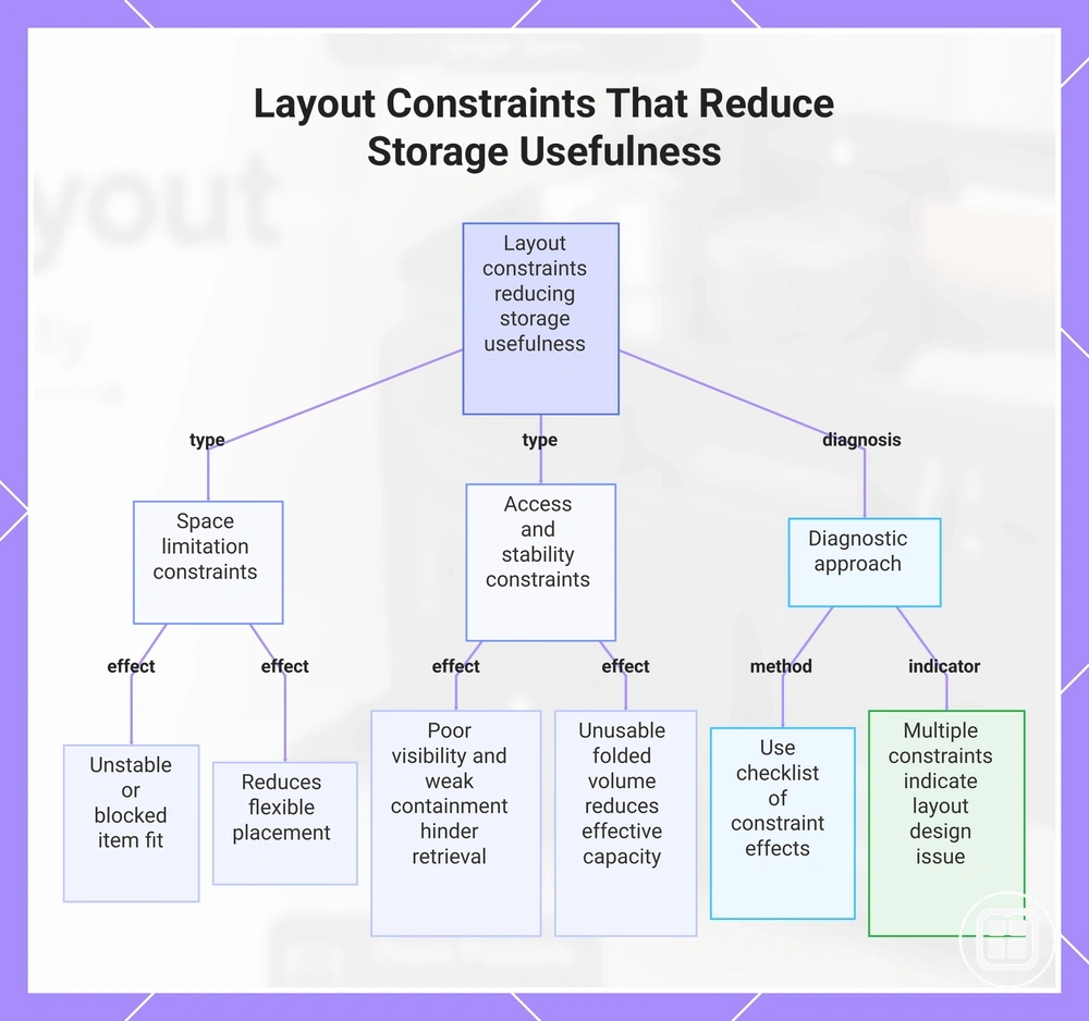 Layout Constraints That Reduce Storage Usefulness