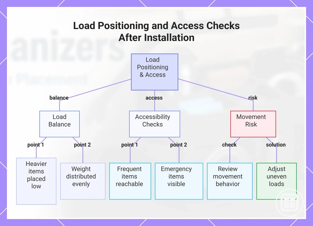Load Positioning and Access Checks After Installation