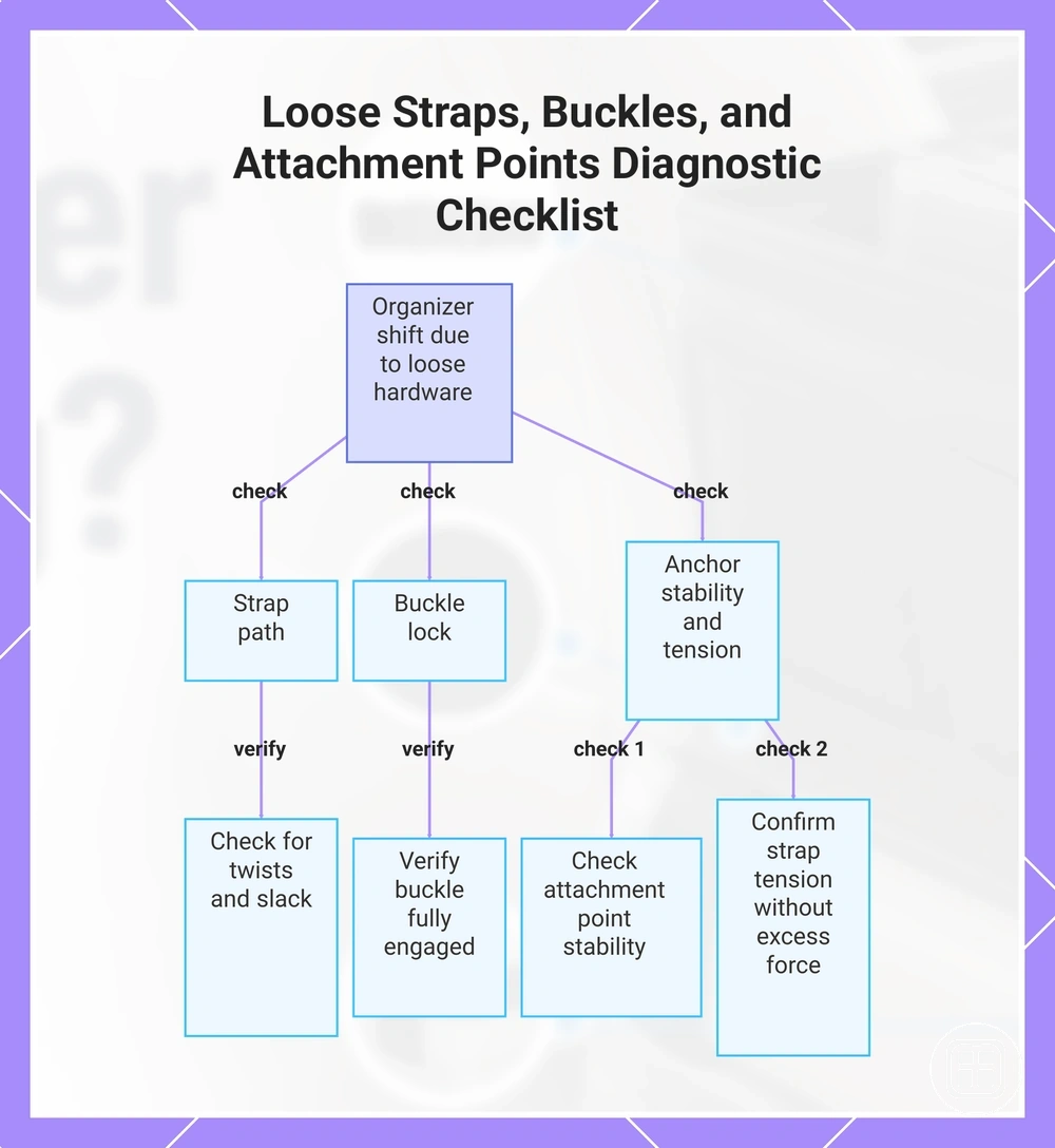 Loose Straps, Buckles, and Attachment Points Diagnostic Checklist