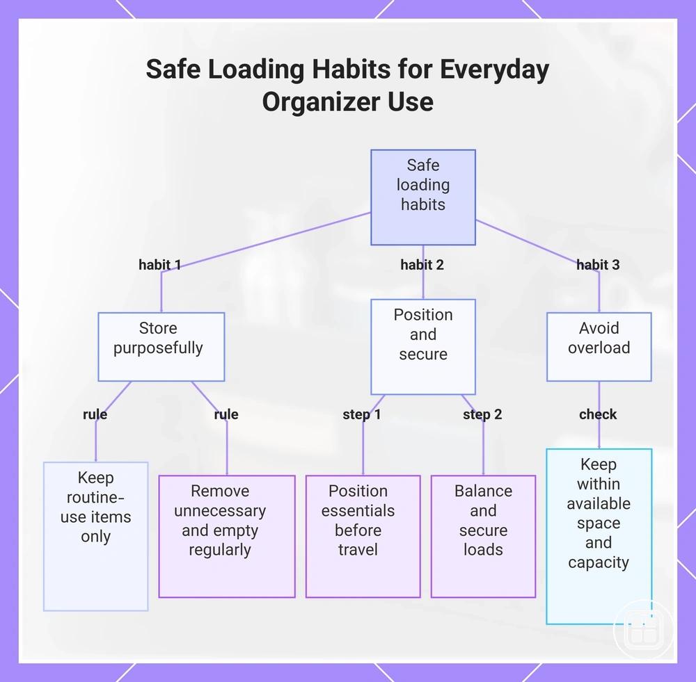 Safe Loading Habits for Everyday Organizer Use