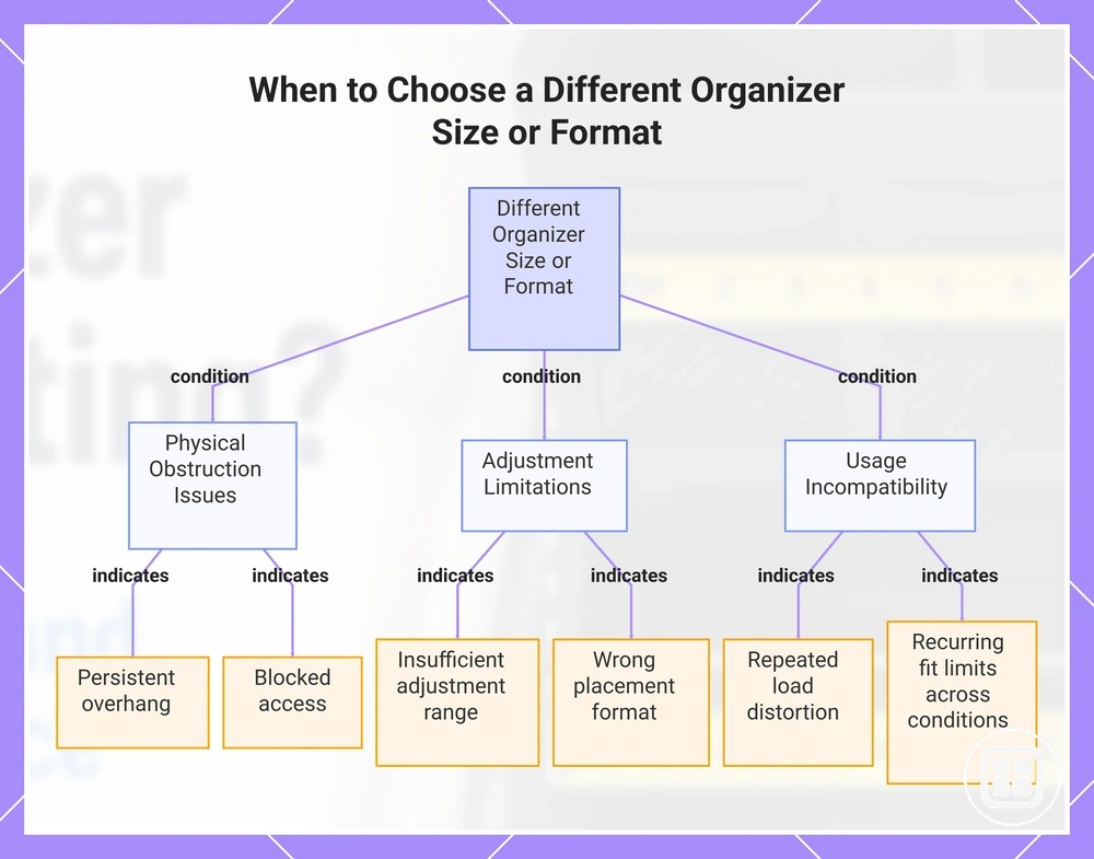 When to Choose a Different Organizer Size or Format