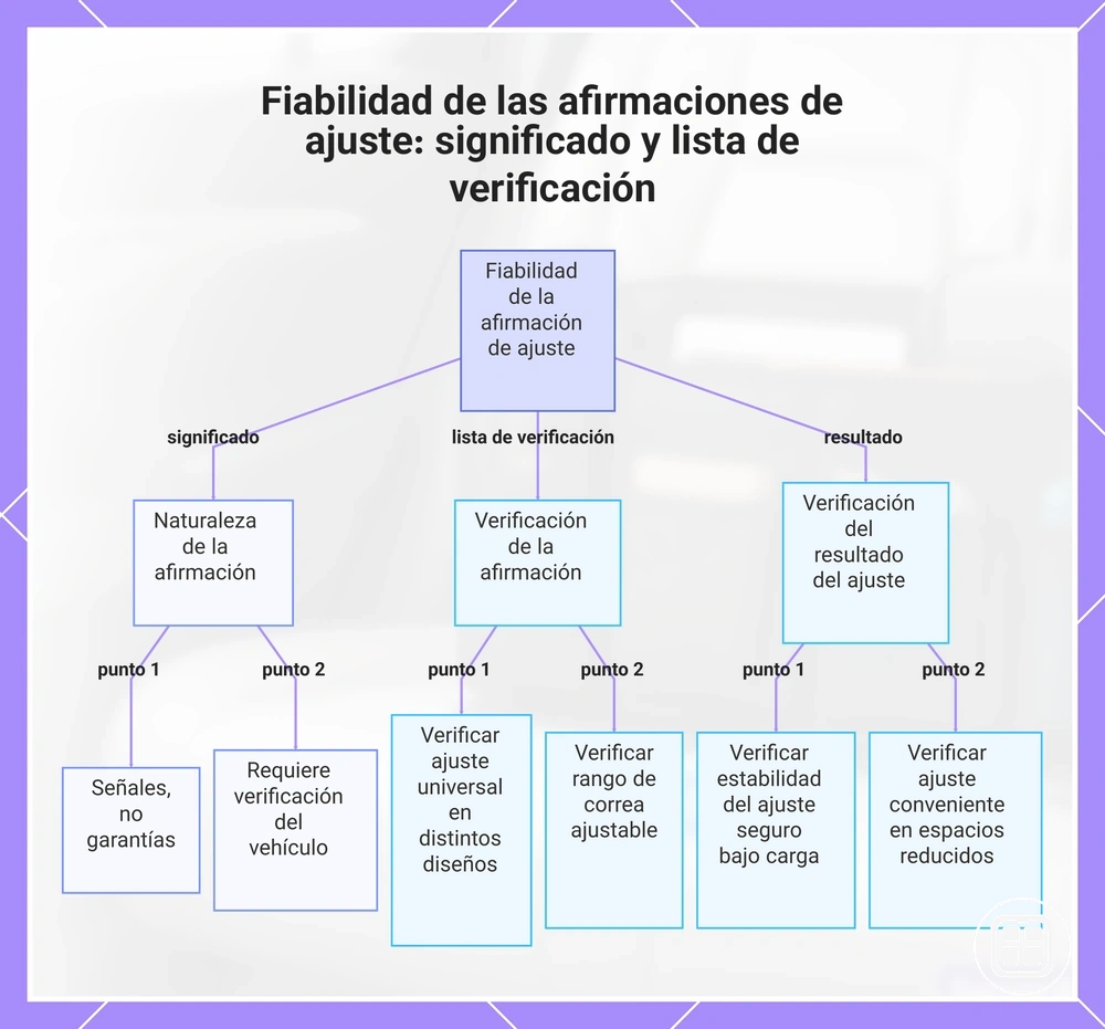 Fiabilidad de las afirmaciones de ajuste: significado y lista de verificación