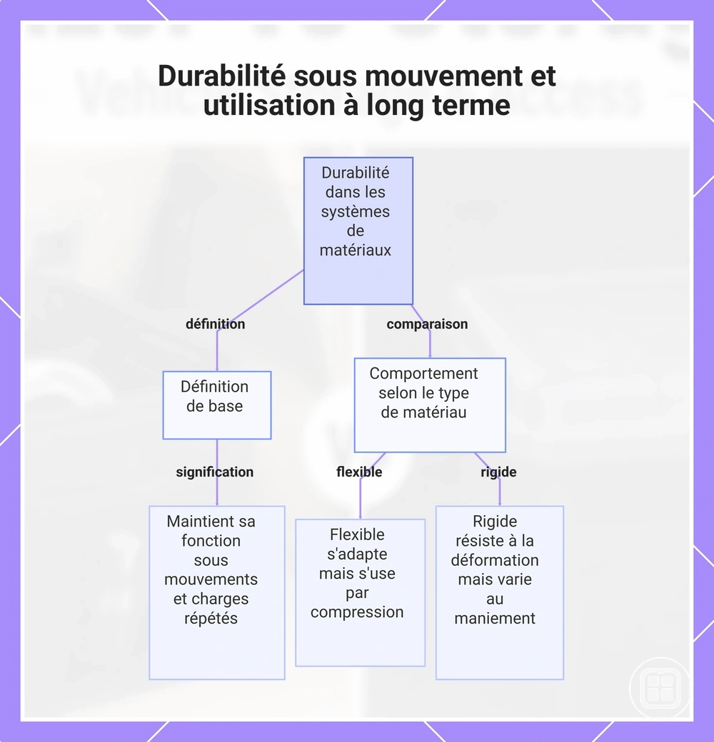 Durabilité sous mouvement et utilisation à long terme