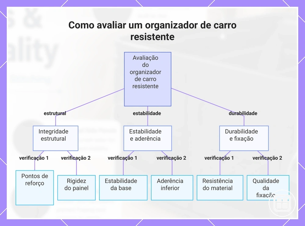 Como avaliar um organizador de carro resistente