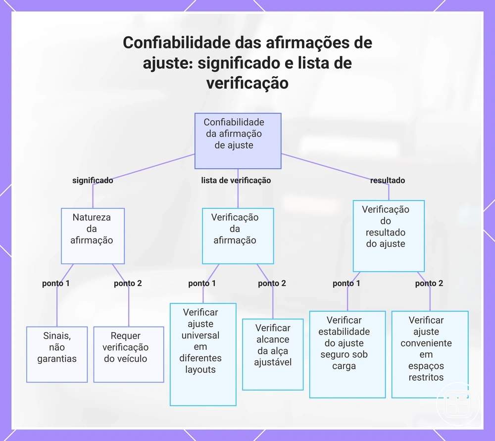 Confiabilidade das afirmações de ajuste: significado e lista de verificação