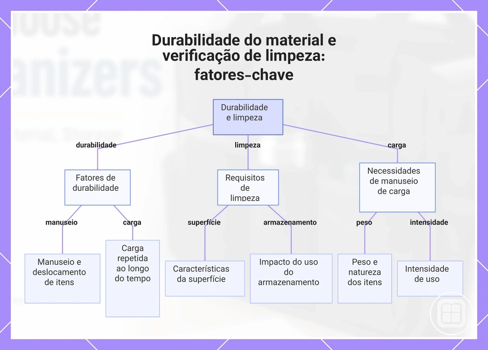 Durabilidade do material e verificação de limpeza: fatores-chave