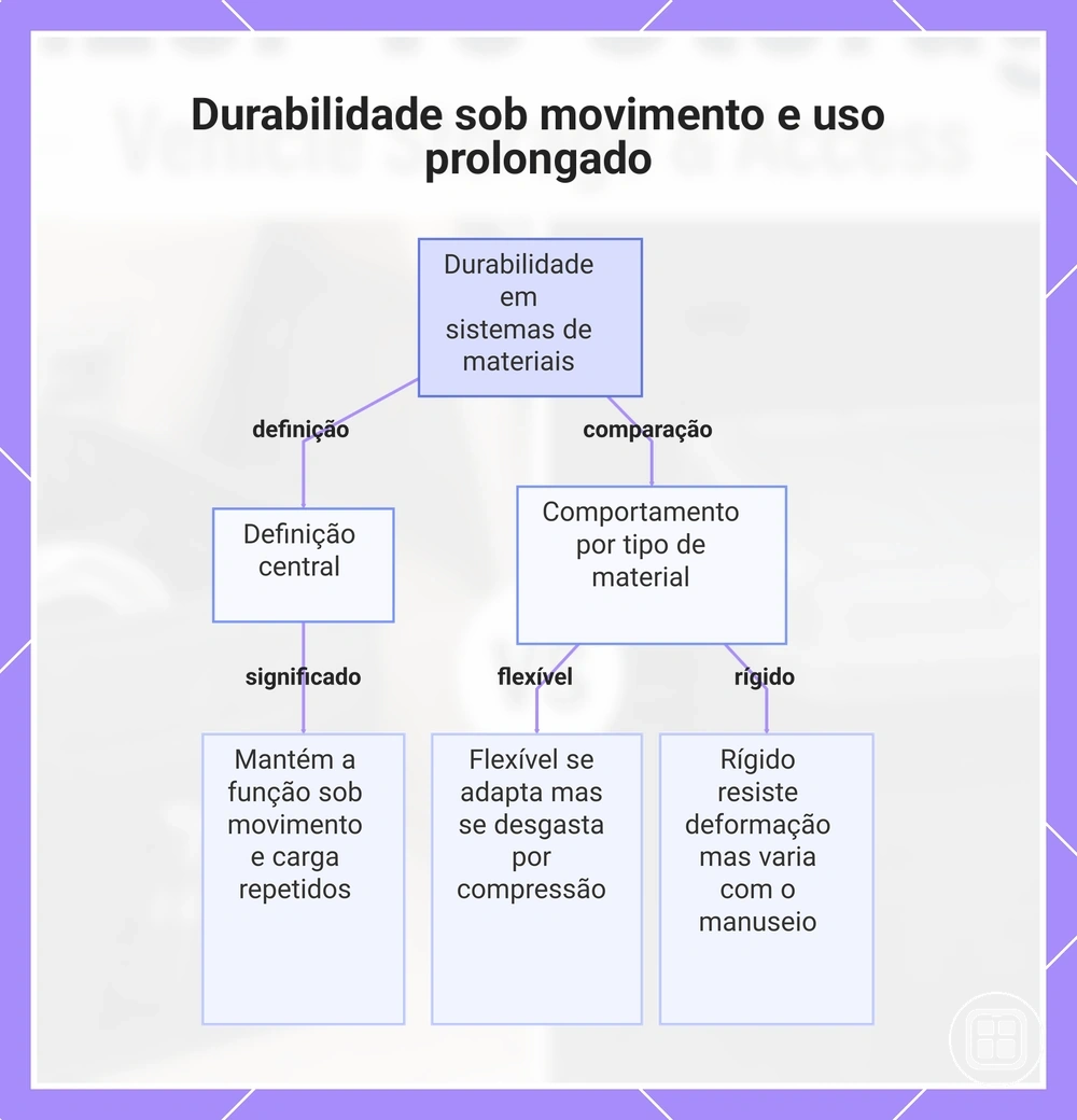 Durabilidade sob movimento e uso prolongado