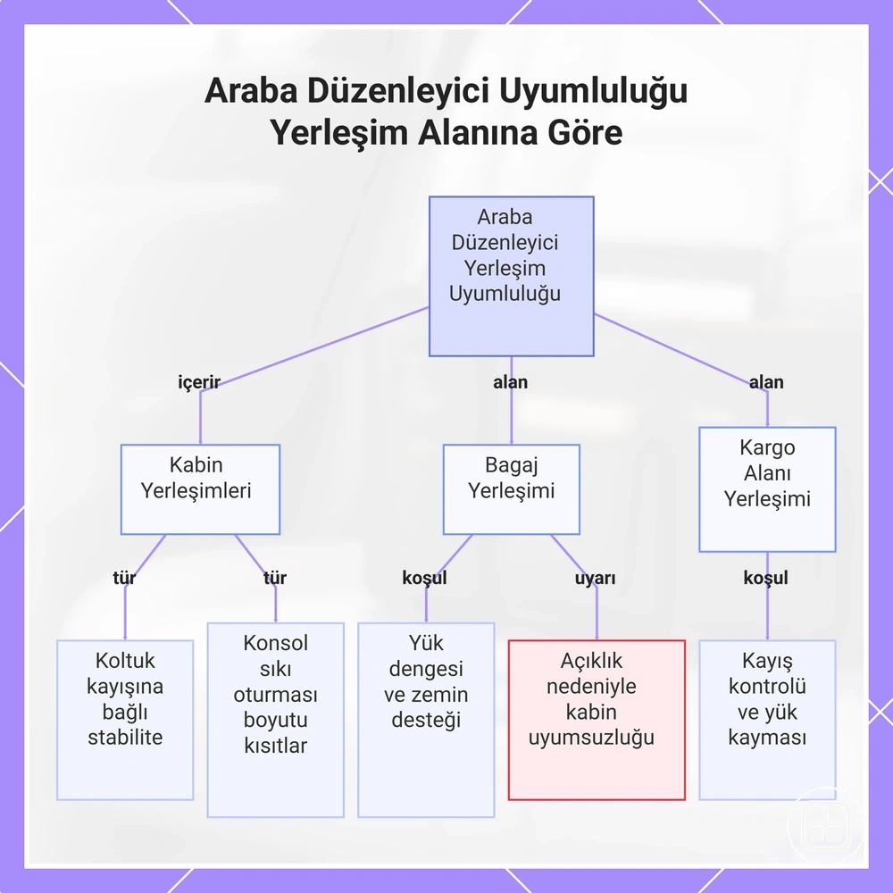 Araba Düzenleyici Uyumluluğu Yerleşim Alanına Göre
