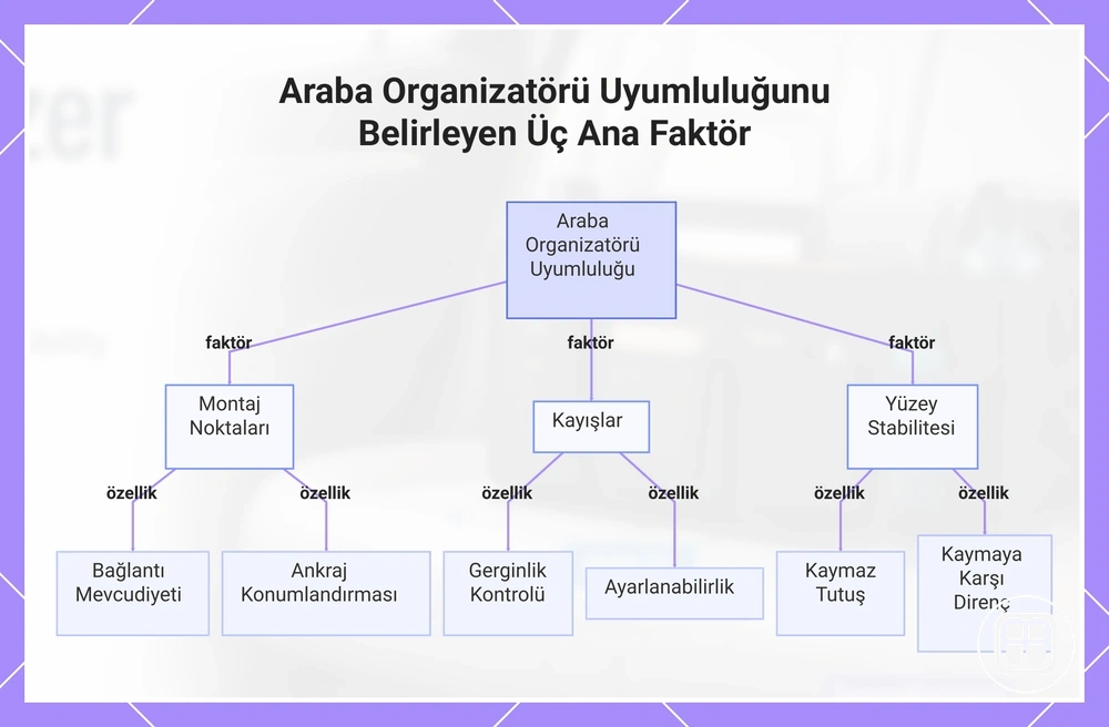 Araba Organizatörü Uyumluluğunu Belirleyen Üç Ana Faktör