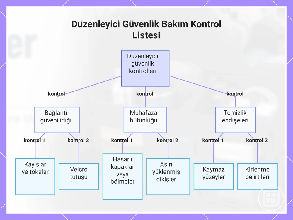 Düzenleyici Güvenlik Bakım Kontrol Listesi