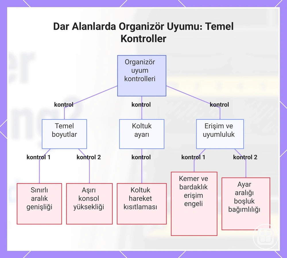 Dar Alanlarda Organizör Uyumu: Temel Kontroller
