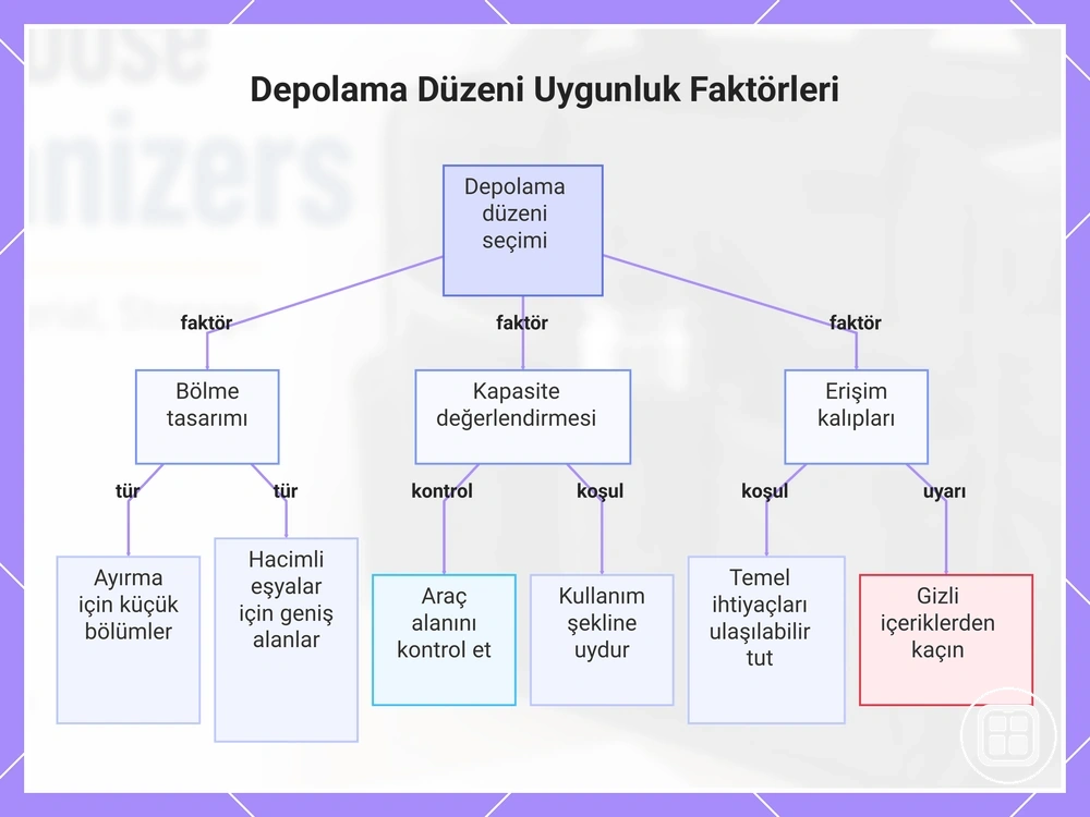 Depolama Düzeni Uygunluk Faktörleri