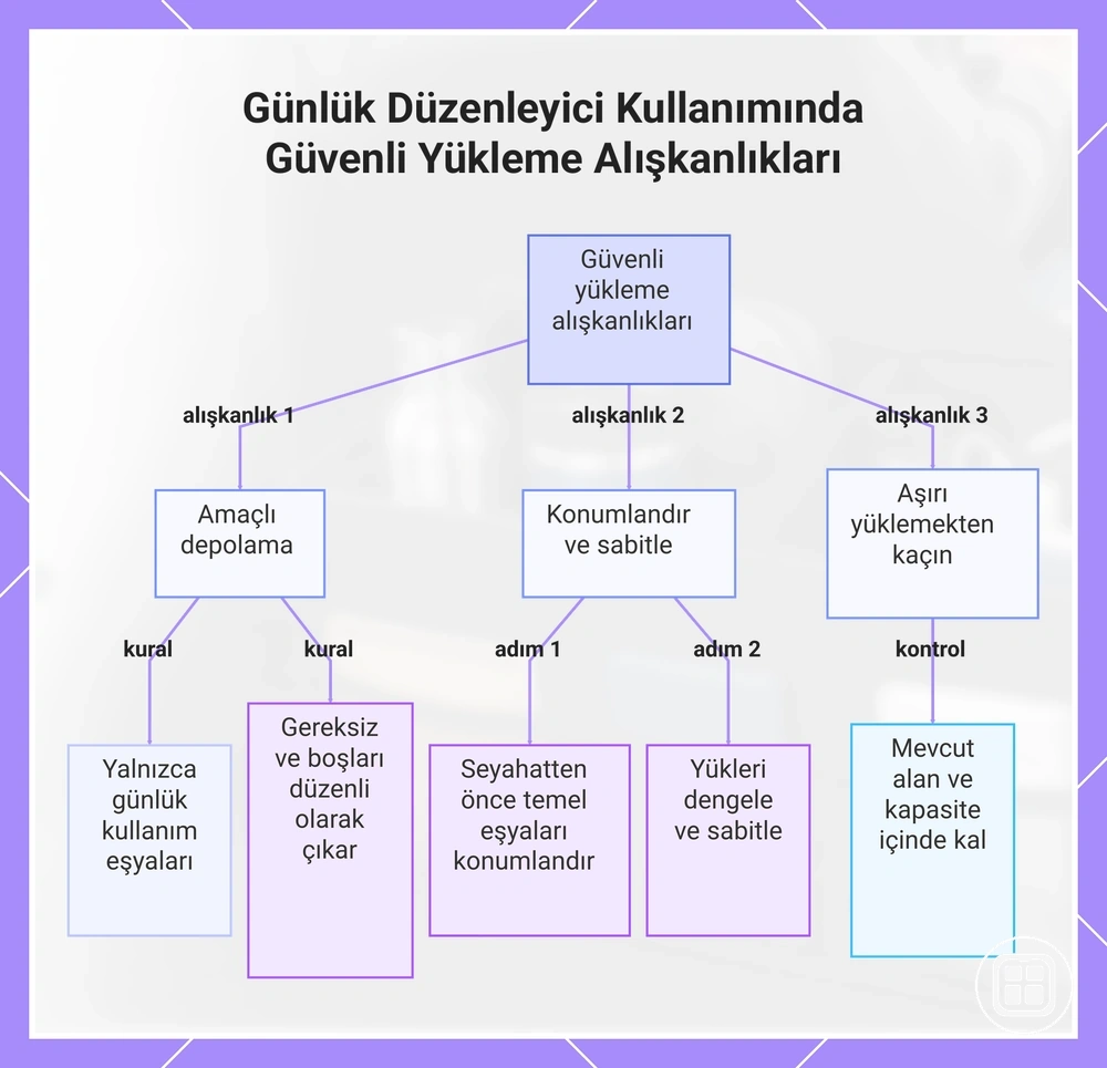 Günlük Düzenleyici Kullanımında Güvenli Yükleme Alışkanlıkları