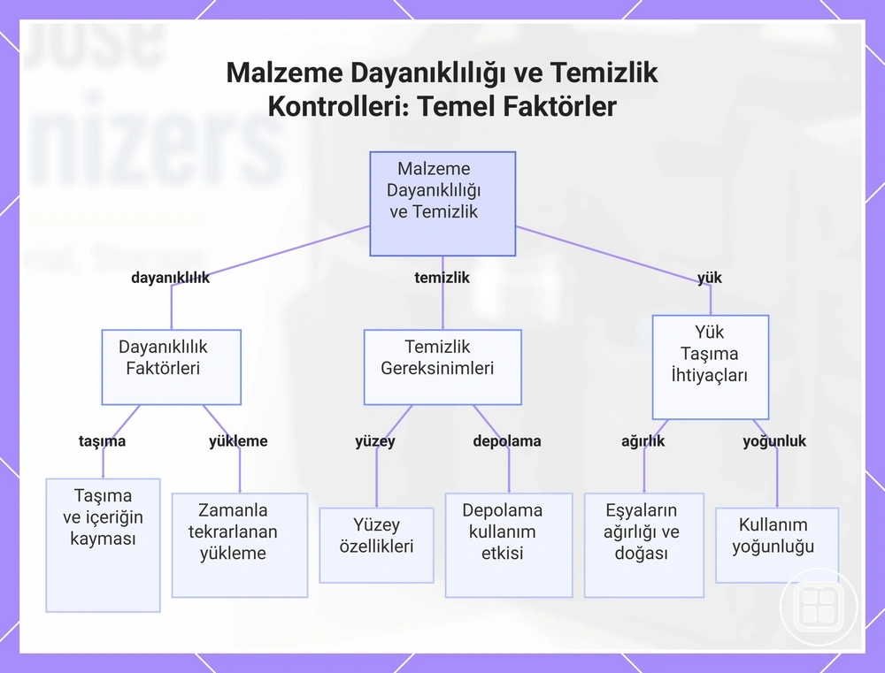 Malzeme Dayanıklılığı ve Temizlik Kontrolleri: Temel Faktörler