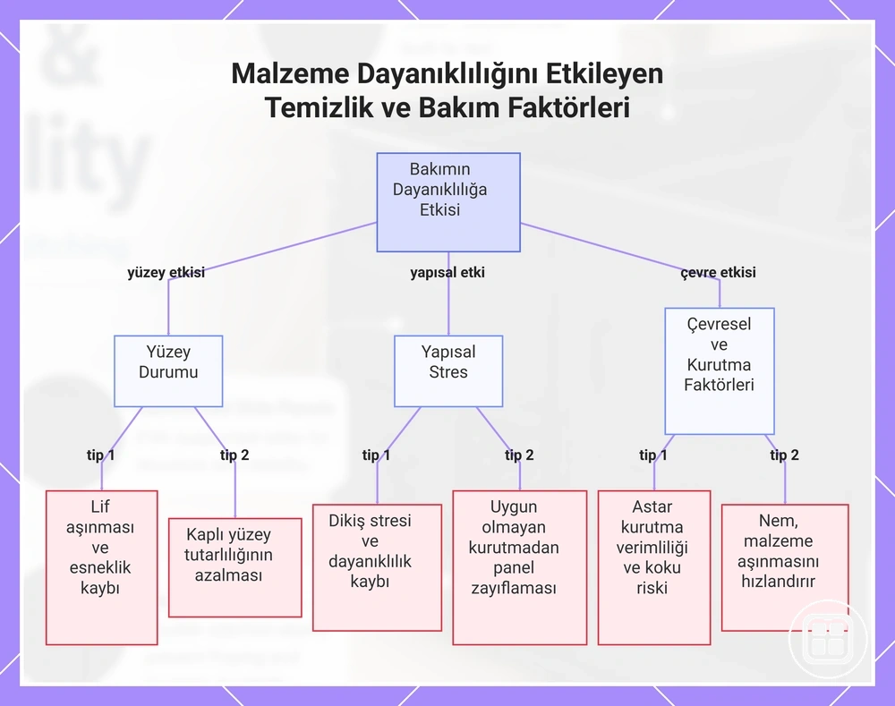 Malzeme Dayanıklılığını Etkileyen Temizlik ve Bakım Faktörleri